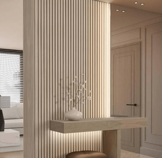 panneau 3D cannelé droit Linea