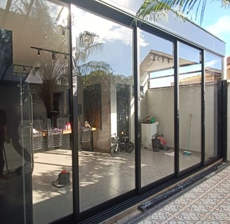 faixada de vidro