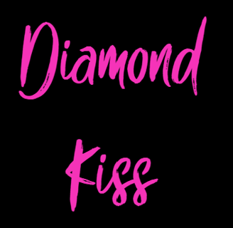 a diamond ring with the words diamond kiss