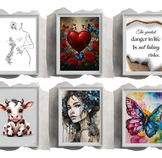 Wall art collections. Digital download printables