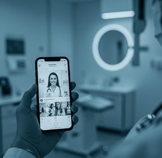 Redes sociales de clínica estética