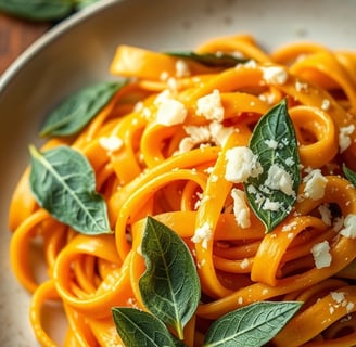 a plate of pasta with cheese and sauce