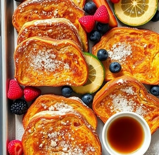 a tray of french toasted french toasted french toasted french toasted french