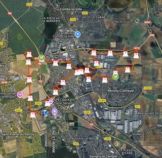 Runs de Sénart 2025 parcours 23 km