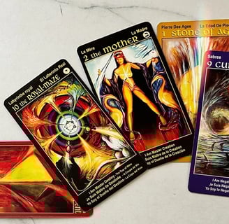 Tarot Cards I Am One Deck by Maya Britan