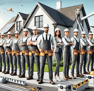 The team of Outlaw Ridge Roofing Company.