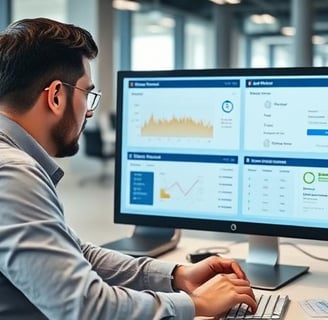 Dashboard showing automated freight invoice processing and real-time shipment tracking