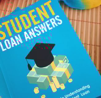 Student Loan Answers Book Flatlay