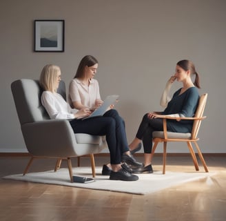 photo of white staircase