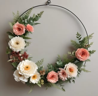 faux flower wreath making hen party in York