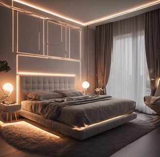 Bright living room with modern inventory