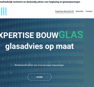 Expertise BouwGLAS - website online