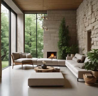 Bright living room with modern inventory