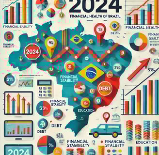 a map of brazil with a map of the country