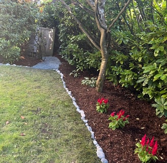 Mulched pathway