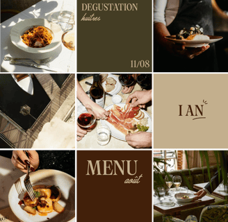 feed instagram d'un restaurant italien du sud de la France, prestation en community management