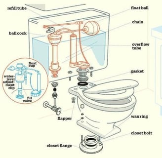a bathroom with a toilet and a sink