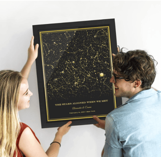 Custom Star Map for Specific Date