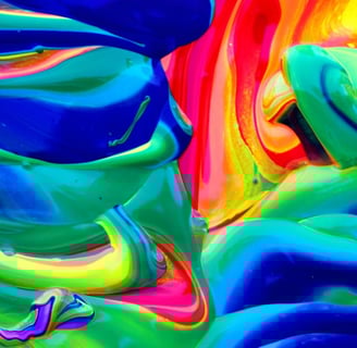 Mix of vibrant colors depicting diversity