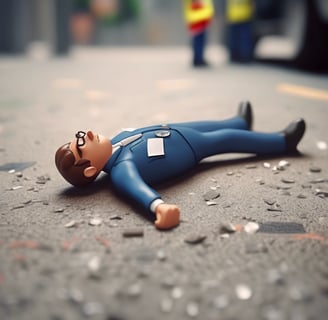 man injured