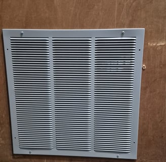 Fire rated fire door grille