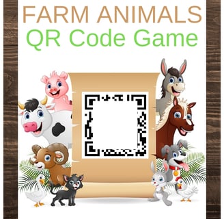 farm animals qr code game