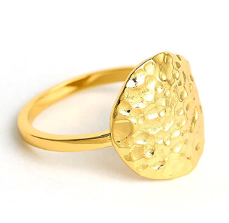 Rose gold stacking rings set for women