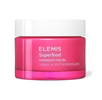 Elemis Superfood Midnight Facial pink jar night cream