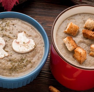 Sopa de Feijão acompanha com croutons