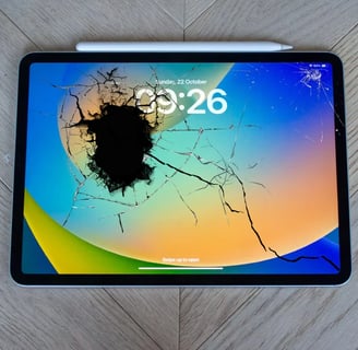 iPad and tablet , screen, battery, no power, touch issue, water damage and apple logo.