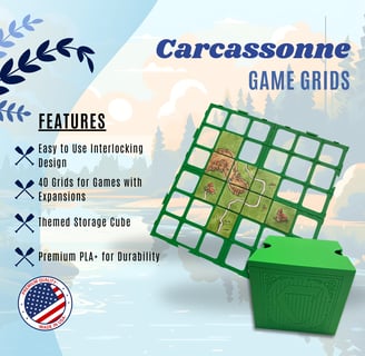 Image of The Riverside Realms 40 pack of custom game grids