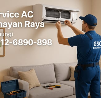 Service AC Tenayan Raya