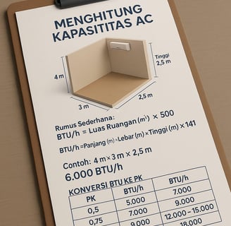 Pemasangan AC Pekanbaru