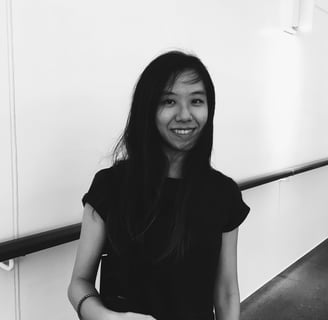 a black and white profile picture of the author 