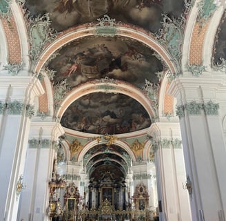 Inside the Cathedral of St. Gallen