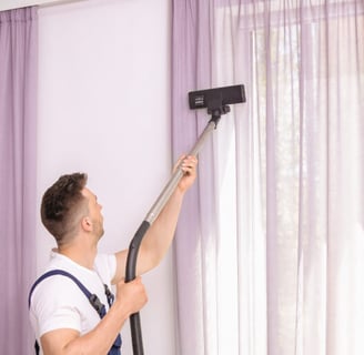 Cleaning Curtain Services at home