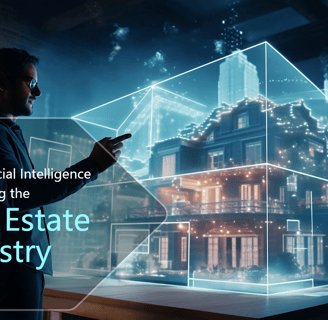  “AI assistant scheduling real estate appointments on a digital calendar while a real estate agent closes a deal