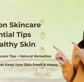 Woman applying natural skincare during monsoon – monsoon skincare tips