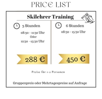 alt= Ski instructore training Mayrhofen, become a ski instructor, pricelist