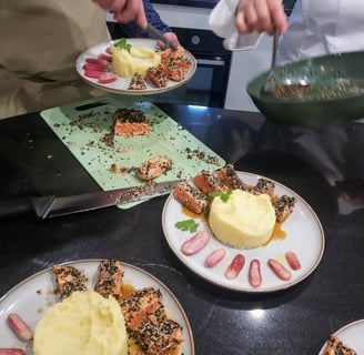 Une cuisine de saison et des thèmes qui changent souvent chez Marmite et Papillote