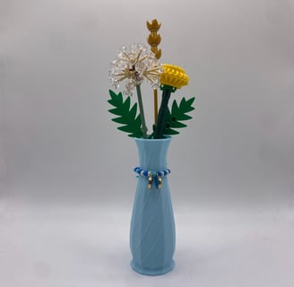 3dprint vaas bello beach door mirjam millenaar legobloem