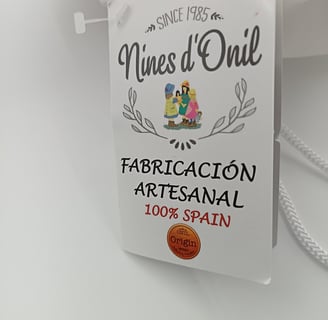 Nines d'Onil doll tag Made in Spain