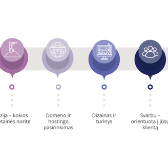 wordpress svetainės kūrimas - infografikas