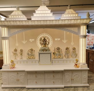 a custom corian temple manufacturer that you can trust, Mandir Makers is the clear choice