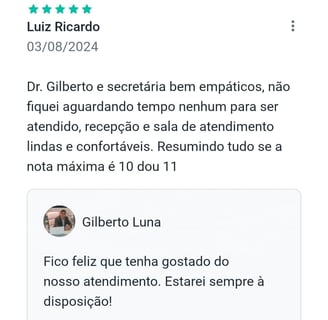 DR GILBERTO LUNA NEUROPSIQUIATRA