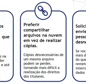 sugestões práticas de proteção de dados pessoais