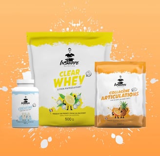 Sachets de compléments alimentaires Inshape nutrition