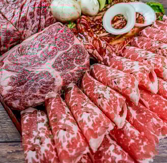 Photo by Jed ji: https://www.pexels.com/photo/tray-of-marbled-beef-20036097/
