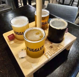 Fuggles Beer Co Tasting Flight