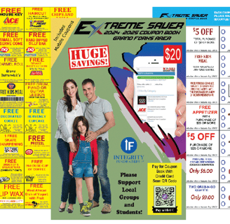 a variety of coupons for a variety of items